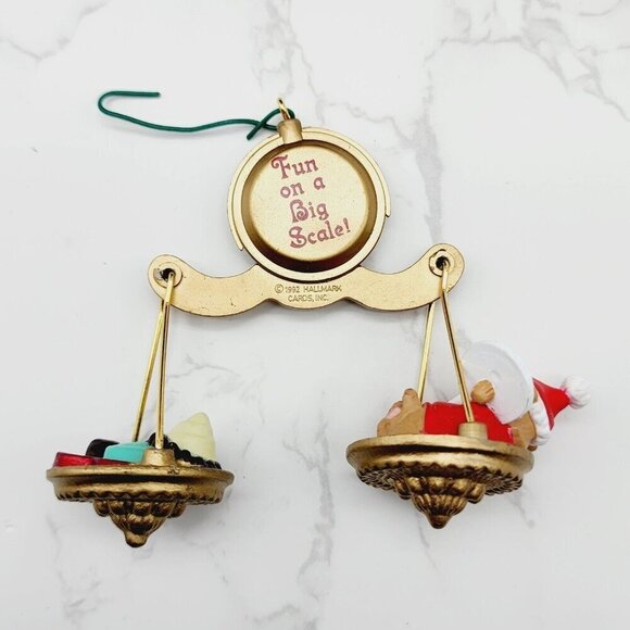 Hallmark Keepsake Ornament Fun on a Big Scale 1992 Santa Hamster Candy Moves VTG - Picture 4 of 10